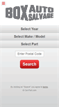 Mobile Screenshot of boxautosalvage.net